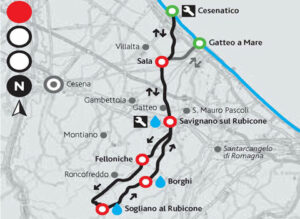 Visit Cesenatico-Cesenatico bike-Cesenatico-Borghi-cartina