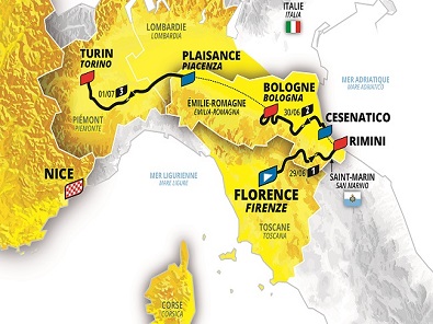 Grand Départ 2024 Tour de France: l’Italie première