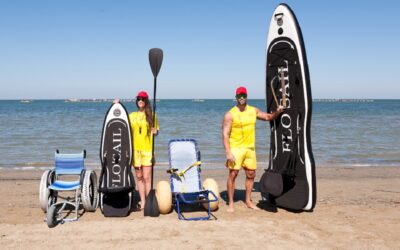 Attivo il servizio di supporto in spiaggia ed in acqua, per persone con disabilità